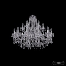 Подвесная люстра Bohemia Ivele Crystal 1403/12+6/300/2d Ni