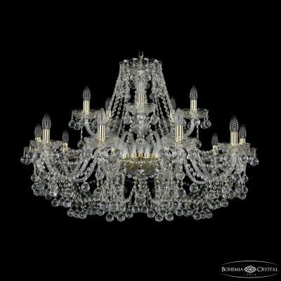 Подвесная люстра Bohemia Ivele Crystal 1409/10+5/360 G