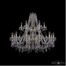 Подвесная люстра Bohemia Ivele Crystal 1403/12+6/360/2d G