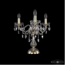 Настольная лампа Bohemia Ivele Crystal 1415L/3/141-39 G