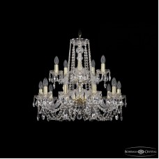Подвесная люстра Bohemia Ivele Crystal 1402/10+5/240/2d G