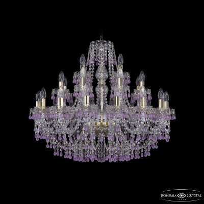 Подвесная люстра Bohemia Ivele Crystal 1410/16+8+4/300 G V7010