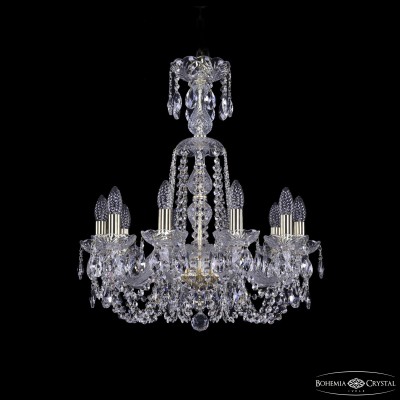 Подвесная люстра Bohemia Ivele Crystal 1402/10/195/XL-64 G