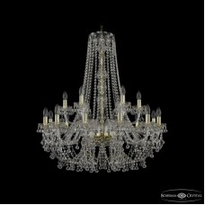 Подвесная люстра Bohemia Ivele Crystal 1409/12+6/300/h-95 G