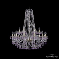 Подвесная люстра Bohemia Ivele Crystal 1410/12+6/300/h-95 G V7010