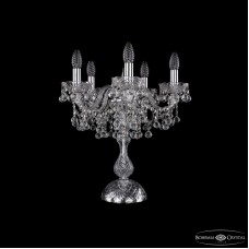 Настольная лампа Bohemia Ivele Crystal 1409L/5/141-47 Ni