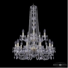Подвесная люстра Bohemia Ivele Crystal 1402/10+5/240/h-90/2d G