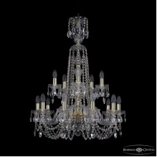 Подвесная люстра Bohemia Ivele Crystal 1402/10+5/240/XL-90/2d G