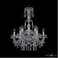 Подвесная люстра Bohemia Ivele Crystal 1409/6+3/195/XL-68 G