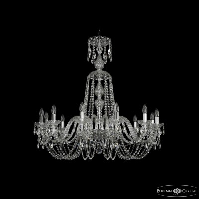 Подвесная люстра Bohemia Ivele Crystal 1402/12/360/XL-95 Ni