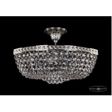 Люстра на штанге Bohemia Ivele Crystal 19283/45IV Ni