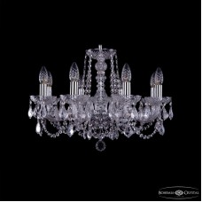 Подвесная люстра Bohemia Ivele Crystal 1402/8/195 Ni Leafs