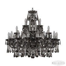 Подвесная люстра Bohemia Ivele Crystal 1411/16+4+4/300 Ni M731