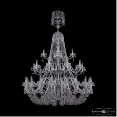 Подвесная люстра Bohemia Ivele Crystal 1409/20+10+5/530/XL-203/3d Ni