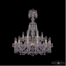 Подвесная люстра Bohemia Ivele Crystal 1410/12+6/240/XL-80 G V7010
