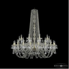 Подвесная люстра Bohemia Ivele Crystal 1402/20+10/400/h-130 G