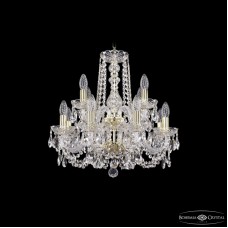 Подвесная люстра Bohemia Ivele Crystal 1402/8+4/160/2d G