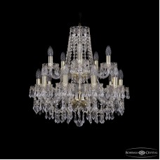 Подвесная люстра Bohemia Ivele Crystal 1403/10+5/195/2d G
