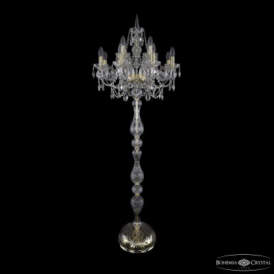 Торшер Bohemia Ivele Crystal 1411T1/8+4/195-170 G