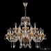 Подвесная люстра Bohemia Ivele Crystal 5417/10+5/240 G Shampan/M-1H