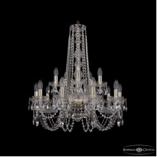 Подвесная люстра Bohemia Ivele Crystal 1402/10+5/240/h-75 G