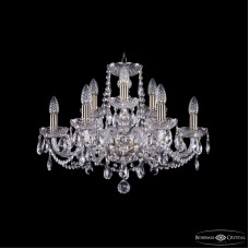 Подвесная люстра Bohemia Ivele Crystal 1402/6+3/195 Pa