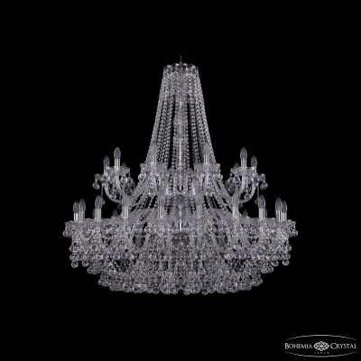 Подвесная люстра Bohemia Ivele Crystal 1409/20+10/400/2d Ni