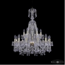 Подвесная люстра Bohemia Ivele Crystal 1403/12+6/240/XL-80 G
