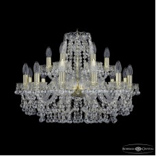 Подвесная люстра Bohemia Ivele Crystal 1409/12+6/240 G