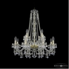 Подвесная люстра Bohemia Ivele Crystal 1410/8+4/240/h-74 G V0300