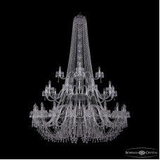 Подвесная люстра Bohemia Ivele Crystal 1410/20+10+5/530/h-200/3d Ni V0300