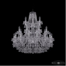 Подвесная люстра Bohemia Ivele Crystal 1409/16+8+4/300/3d Ni