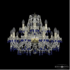 Подвесная люстра Bohemia Ivele Crystal 1410/10+5/240 G V3001