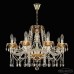 Подвесная люстра Bohemia Ivele Crystal 5413/8/240 G Amber/M-1G