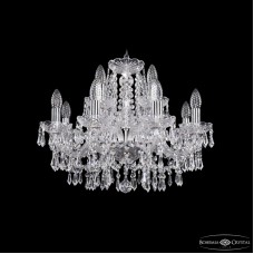 Подвесная люстра Bohemia Ivele Crystal 1403/8+4/195 Ni