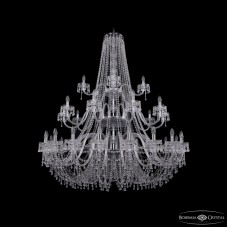 Подвесная люстра Bohemia Ivele Crystal 1410/20+10+5/530/3d Ni V0300