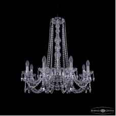 Подвесная люстра Bohemia Ivele Crystal 1402/8/240/h-73 Ni