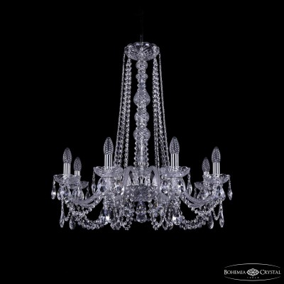 Подвесная люстра Bohemia Ivele Crystal 1402/8/240/h-73 Ni