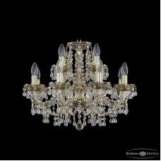 Подвесная люстра Bohemia Ivele Crystal 1410/8+4/195 G V0300 M801