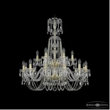 Подвесная люстра Bohemia Ivele Crystal 1402/12+6/300/XL-91/2d G