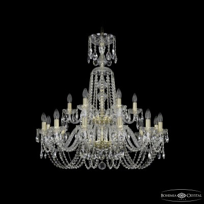 Подвесная люстра Bohemia Ivele Crystal 1402/12+6/300/XL-91/2d G