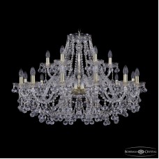Подвесная люстра Bohemia Ivele Crystal 1409/12+6/360 G