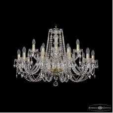 Подвесная люстра Bohemia Ivele Crystal 1402/10+5/300 G
