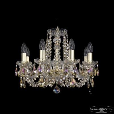 Подвесная люстра Bohemia Ivele Crystal 1402/8/160 G R801
