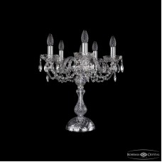 Настольная лампа Bohemia Ivele Crystal 1402L/5/141-47 Ni