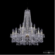 Подвесная люстра Bohemia Ivele Crystal 1403/12+6/240/h-76 G