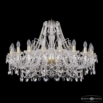 Подвесная люстра Bohemia Ivele Crystal 1411/20/360 G