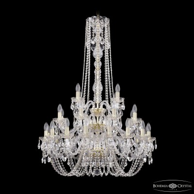 Подвесная люстра Bohemia Ivele Crystal 1402/16+8+4/300/h-123/3d G
