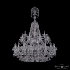 Подвесная люстра Bohemia Ivele Crystal 1409/20+10+5/400/XL-152/2d Ni