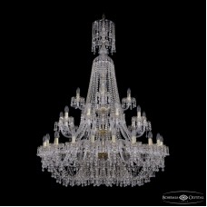 Подвесная люстра Bohemia Ivele Crystal 1410/20+10+5/400/XL-158/3d G V0300